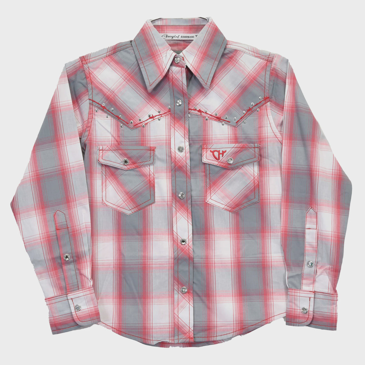 Coral western shirt deals