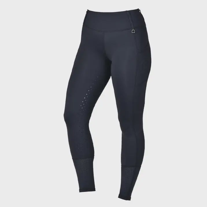 Dublin Form Mesh Black Riding Tights