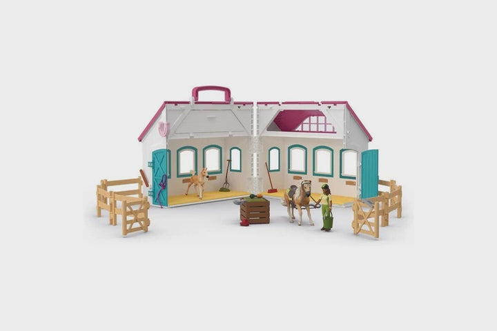 Schleich Open Stable Little Horseshoe Figure Toy