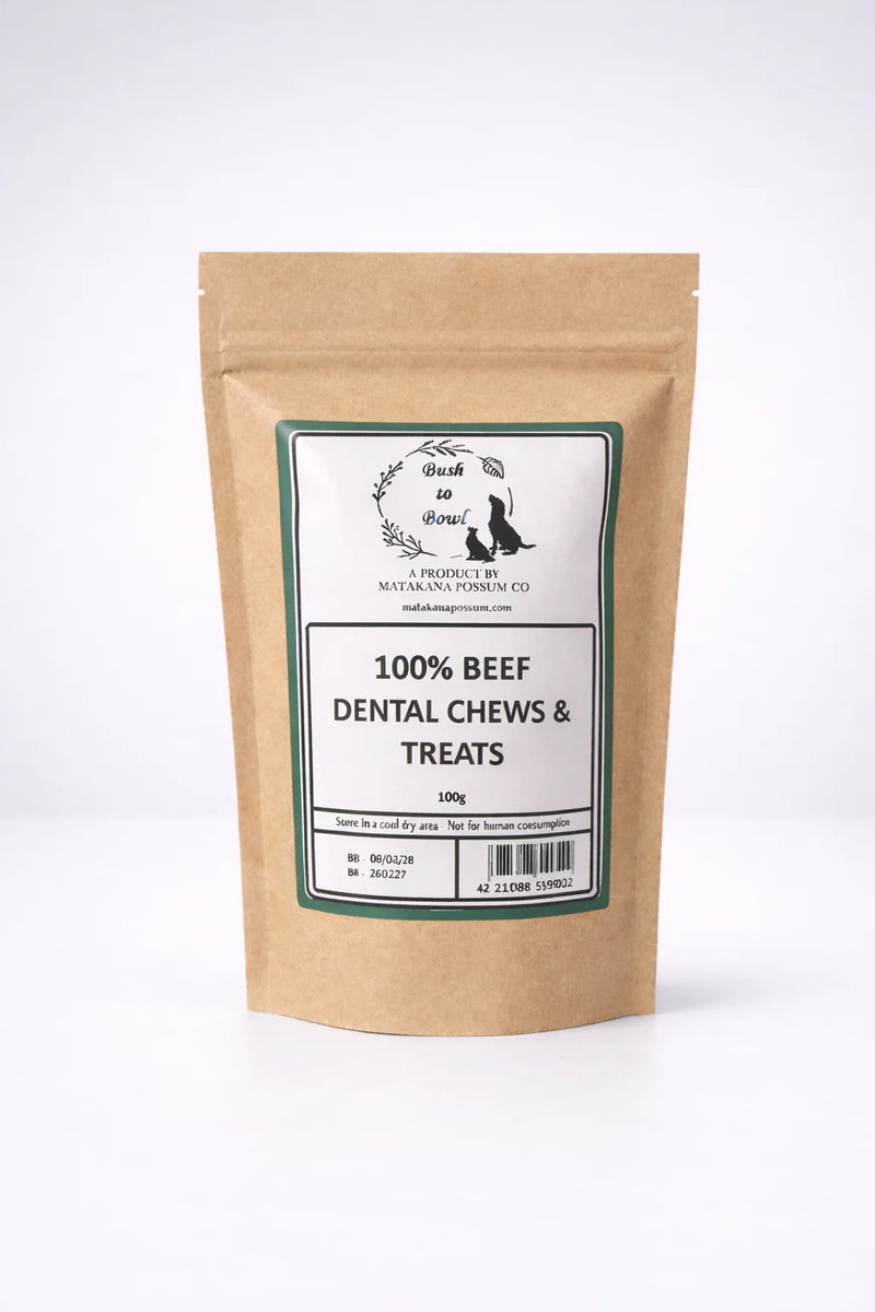 Matakana Beef Chews (100g) – Taupo Equestrian Supplies