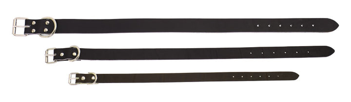 Dog Collar Chrome Leather