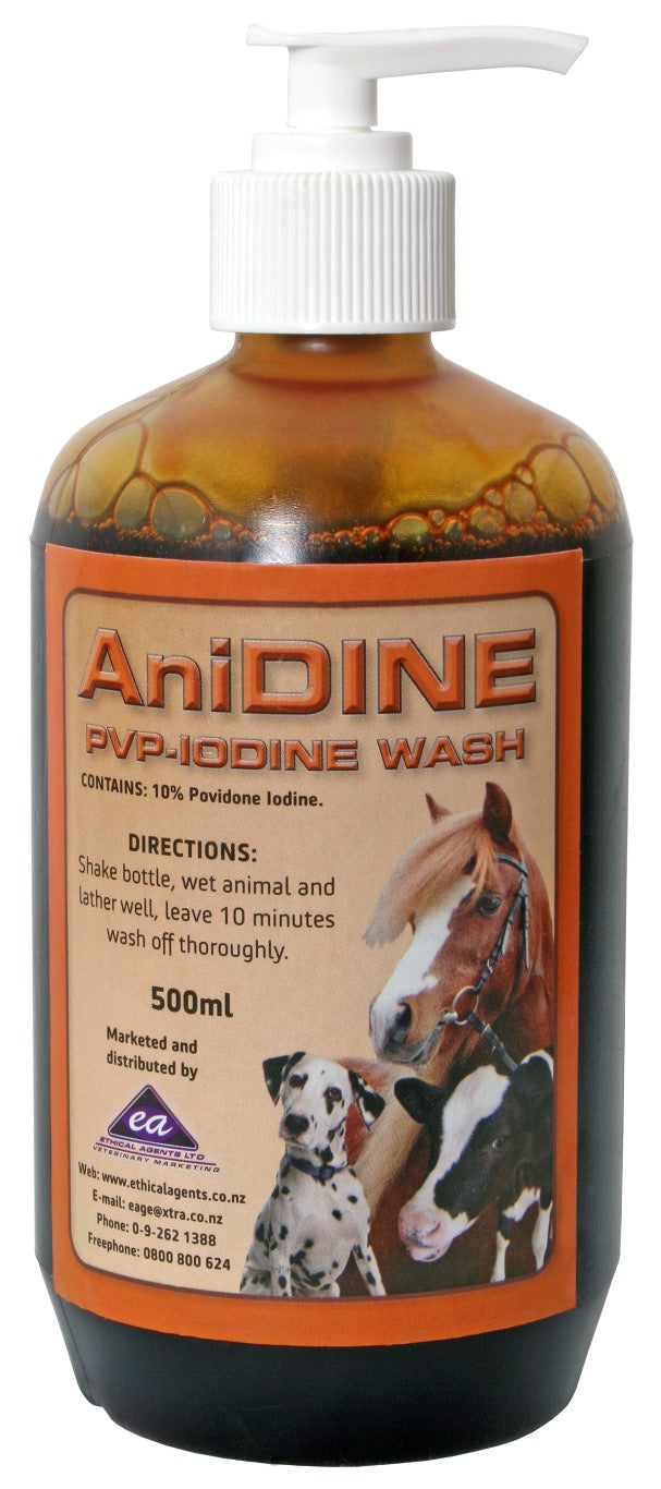 AniDine PVP Iodine Wash.