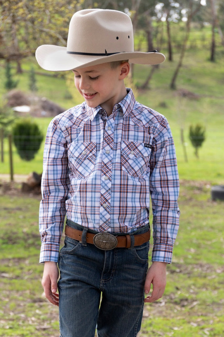 Pure Western Boys Lucas LS Shirt