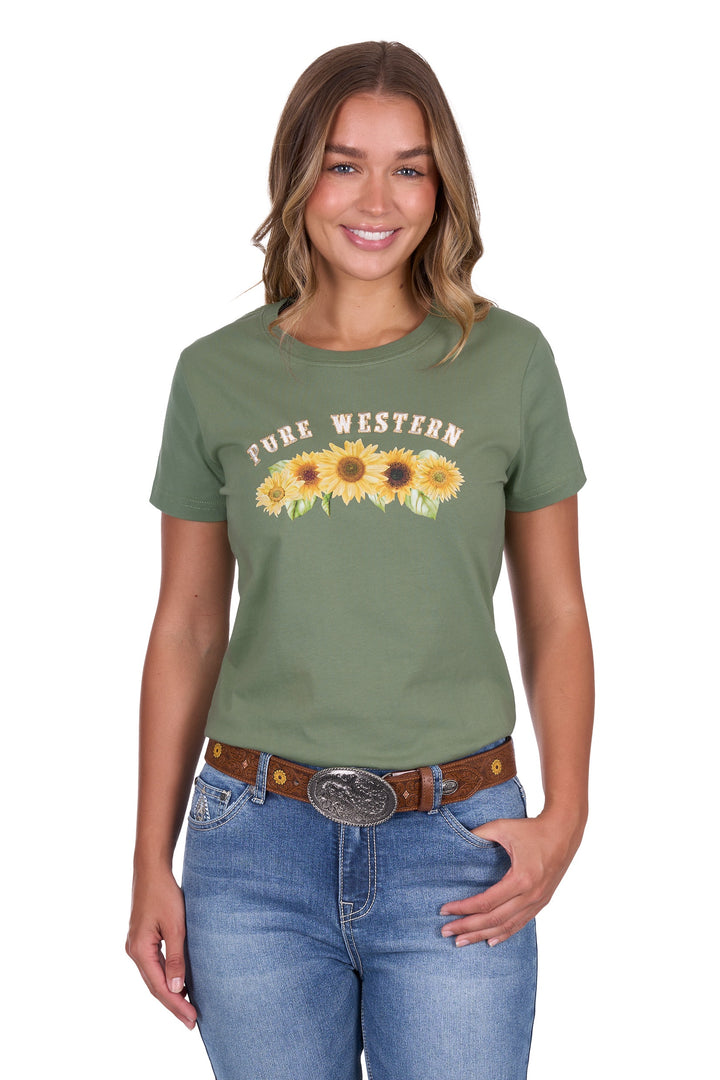 Pure Western Womens Charlie SS Tee