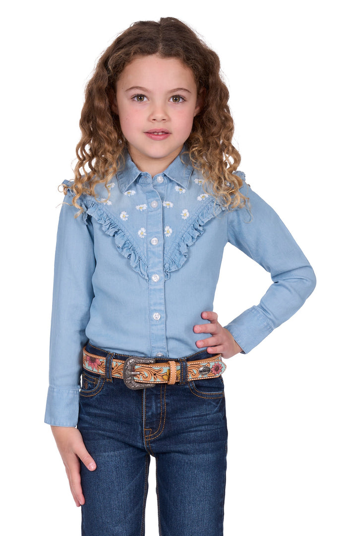 Pure Western Girls Phoebe LS Tee