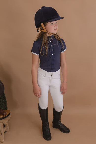 Saddle & Canter YR Chiara Show Legging - Bianca