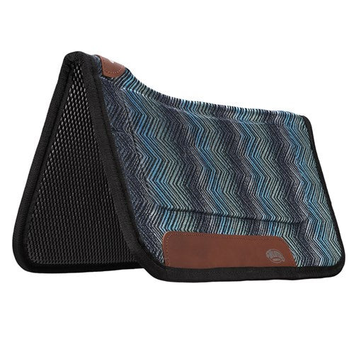 Weaver Tacky Tack Contoured Saddle Pad Blue H25