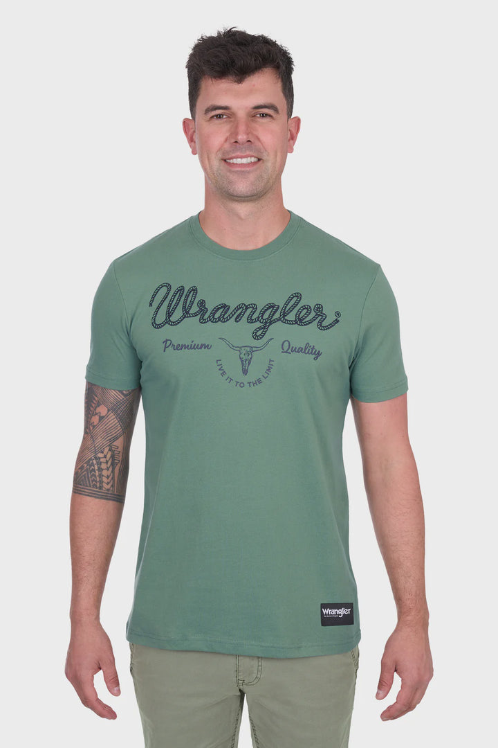 Wrangler Mens Sage Arthur Tee