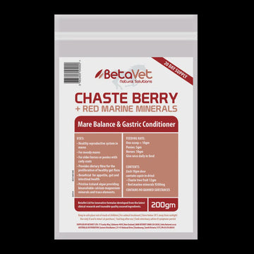 Chaste Tree Red Betavet Chaste Tree + Red Marine Minerals – Taupo Equestrian Supplies