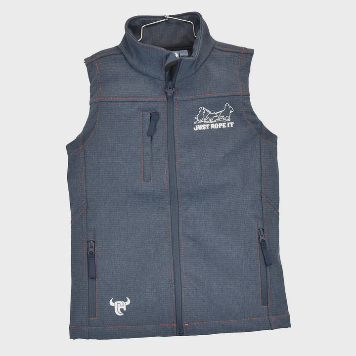Cowboy Hardware Boy's Just Rope It Poly Shell Vest