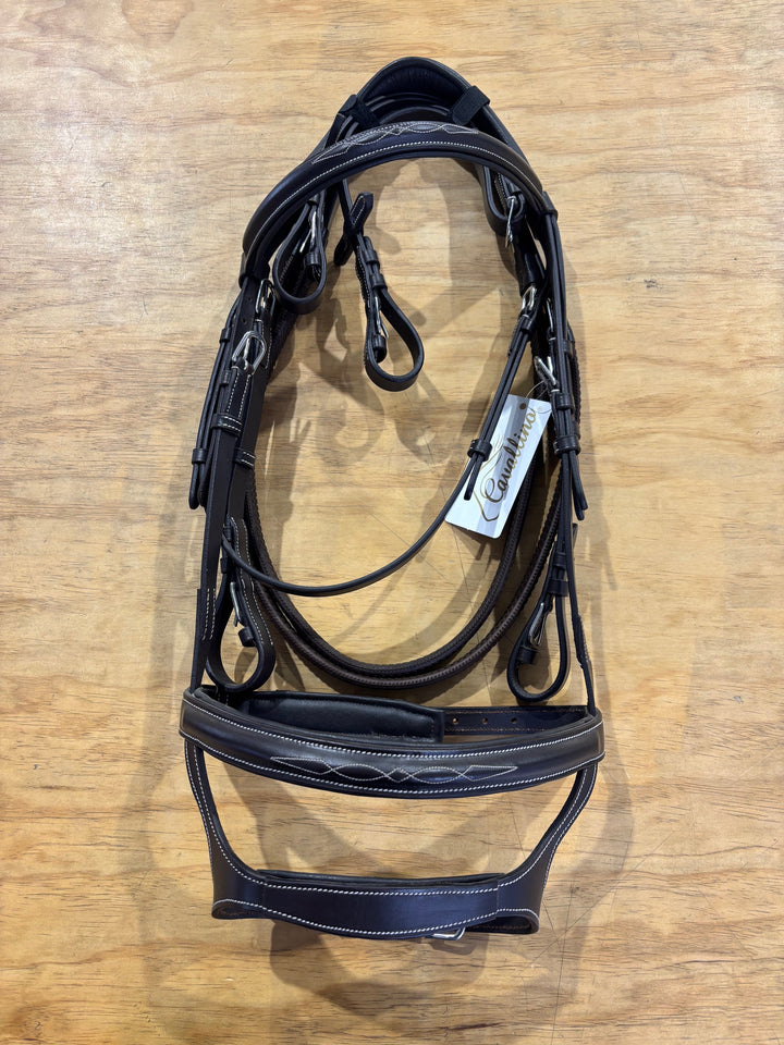 Cavallino Double Noseband Bridle