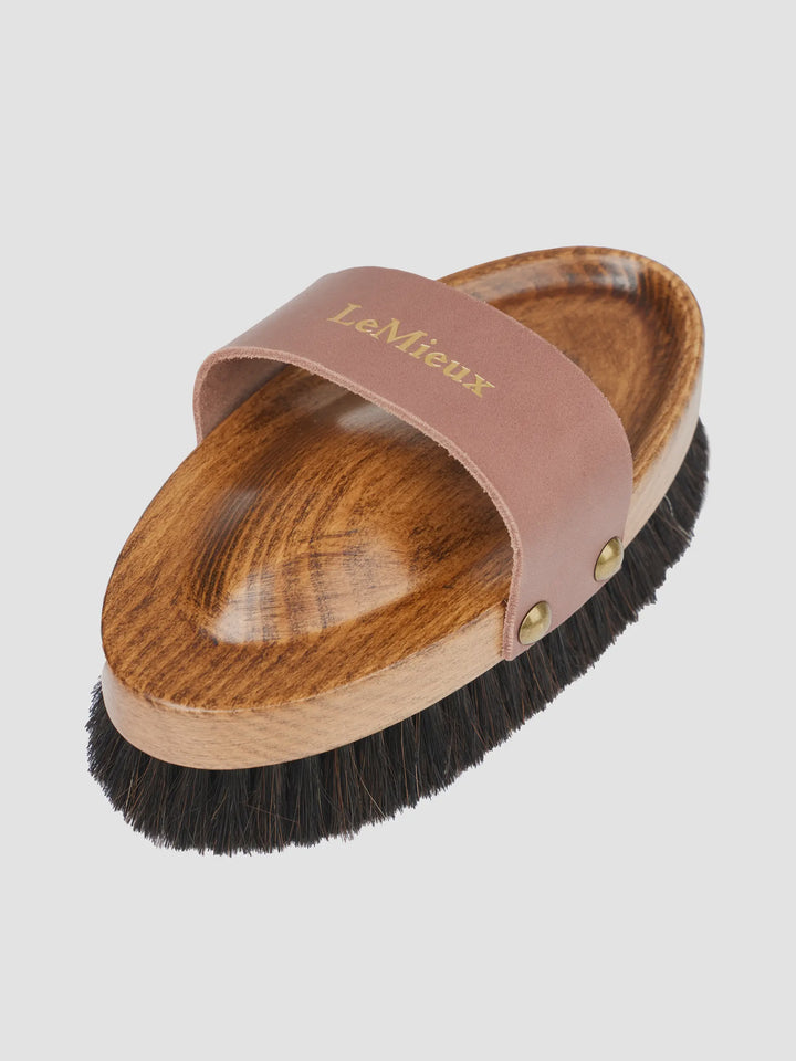 LeMieux Artisan Lambswool Body Brush Brown