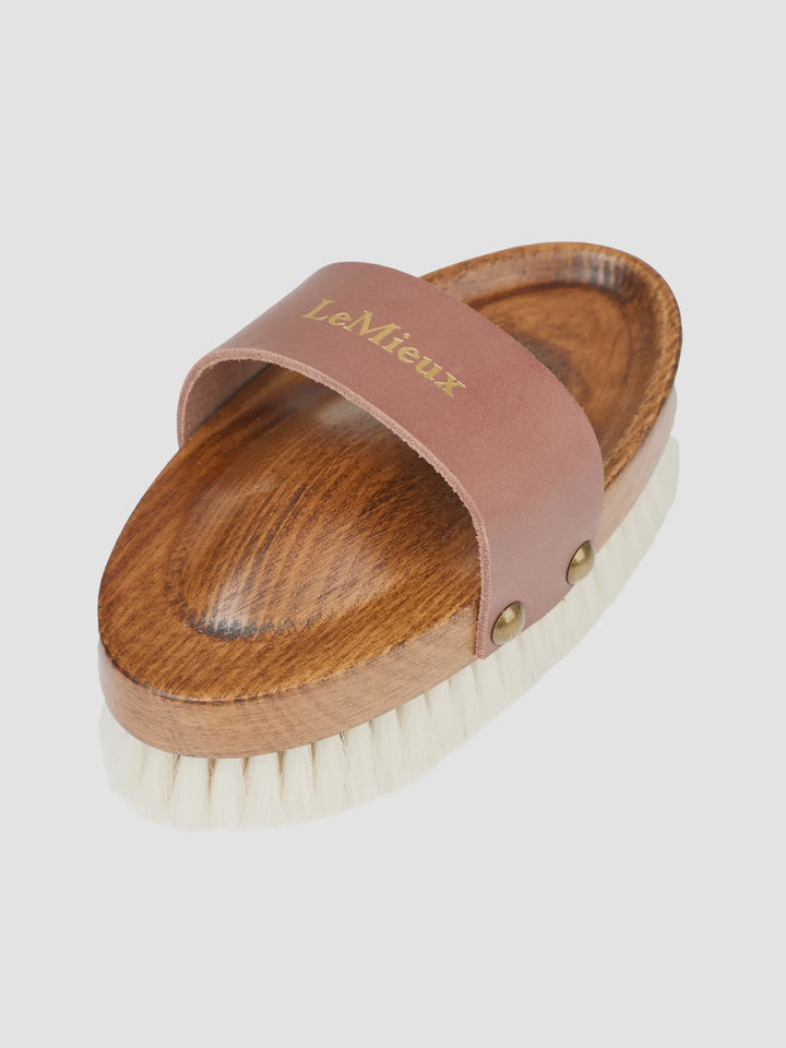 LeMieux Artisan Soft Goats Hair Brush Brown