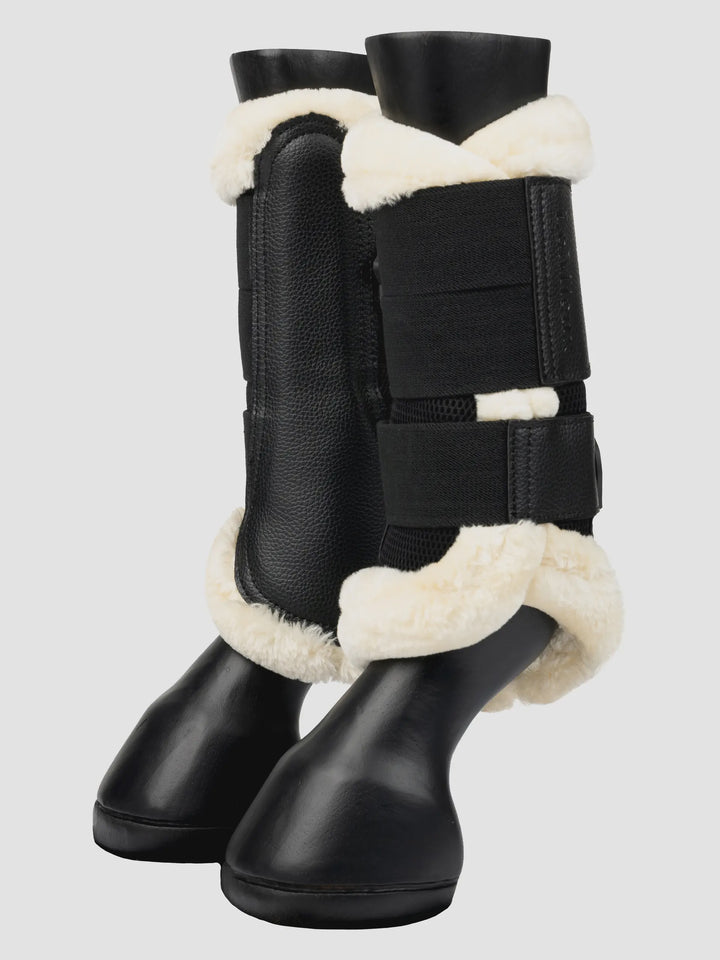 LeMieux Fleece Edged Mesh Brushing Boots