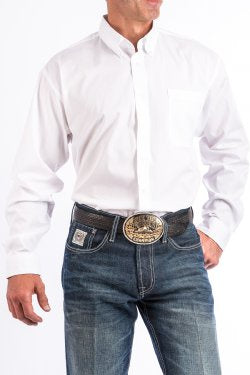 Cinch Men's Solid Colour Button-Down Western Shirt
