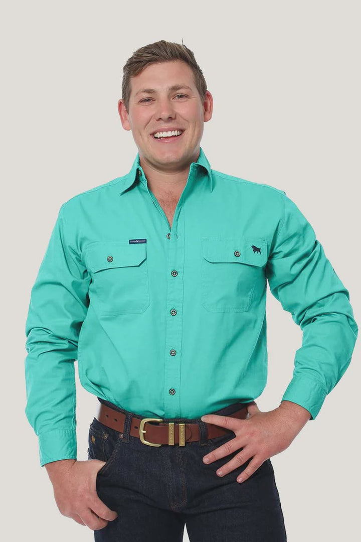 Ringers Western King River Mens Full Button Work Shirt