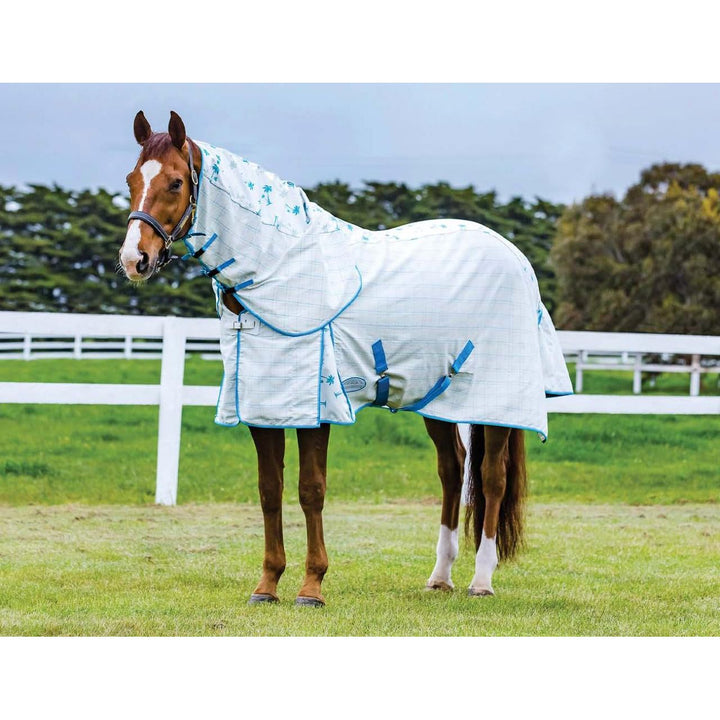 Weatherbeeta Summer Cotton Sheet Combo II Palm Tree Print