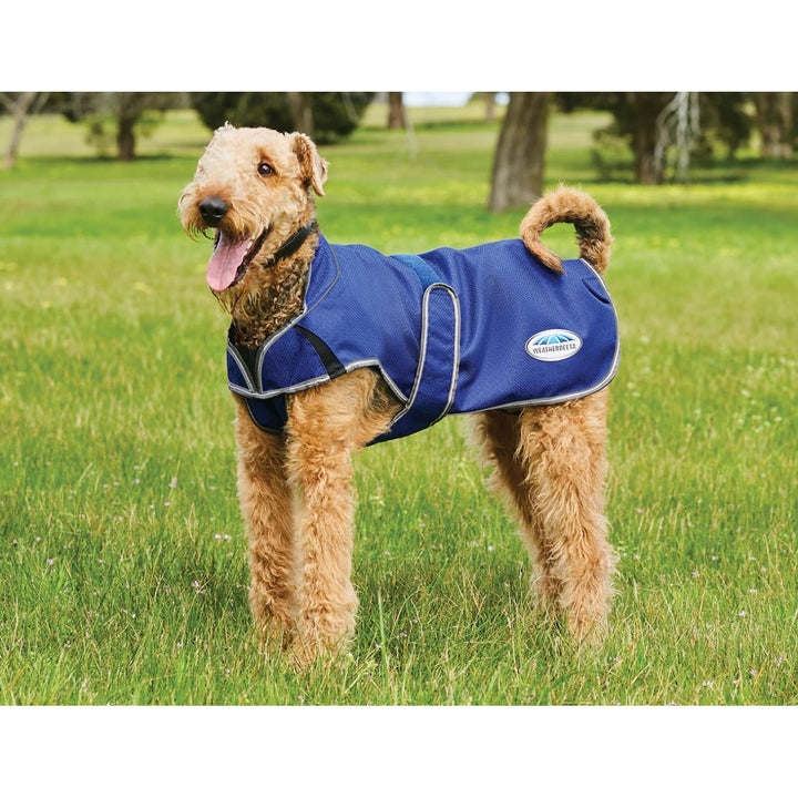 Weatherbeeta Comfitec Premier Free Deluxe Dog Coat Blue/Grey/White