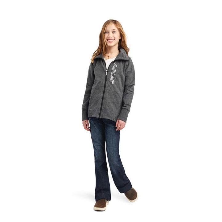 Ariat Youths Team Logo Full Zip Sweatshirt