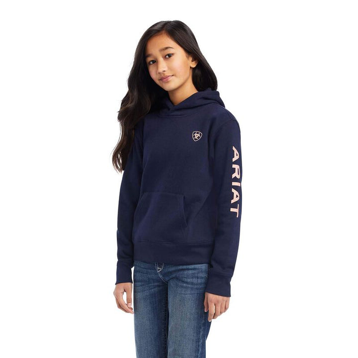 Ariat Girls R.E.A.L Arm Logo Hoodie