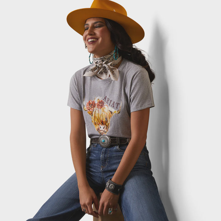 Ariat Womens REAL Highlander Ride Tee