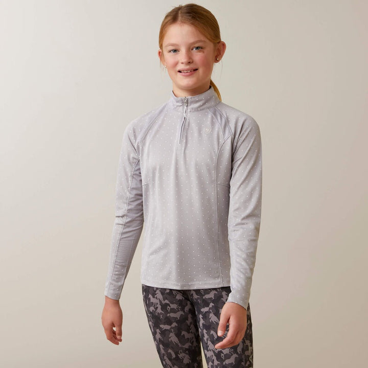 Ariat Youth Sunstopper 2.0 1/4 Zip L/S Baselayer