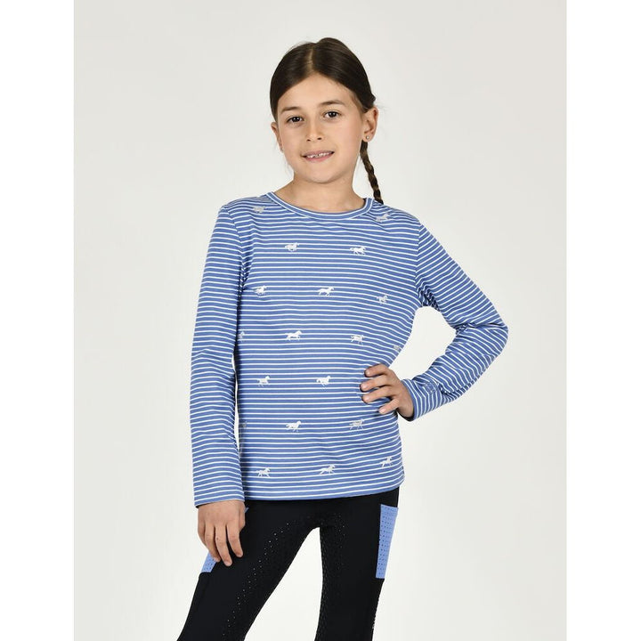 Dublin Haylee Long Sleeve Tee Cornflower