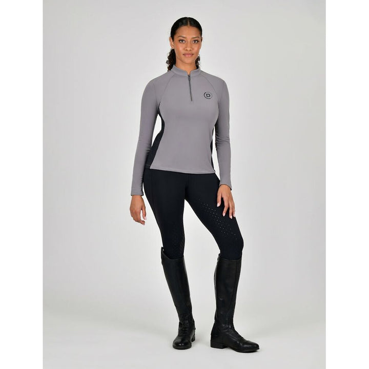 Dublin Sadie Panel Detail Long Sleeve Riding Top