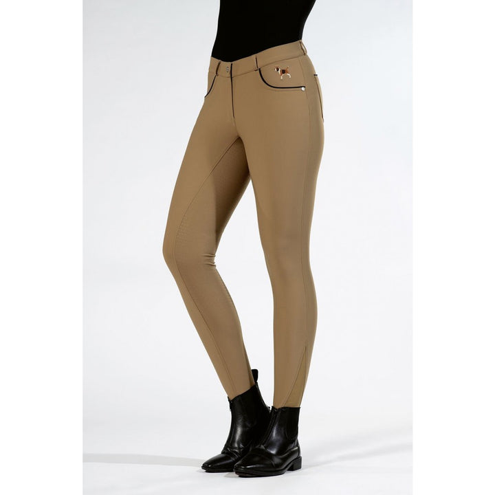 HKM Riding Breeches Silicon Full Seat with Beagle
