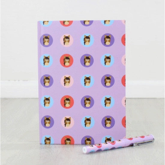 Cartoon Horse Notebook with Pen