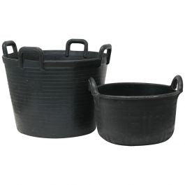 Feed Tub Recycled Rubber 4 Handle