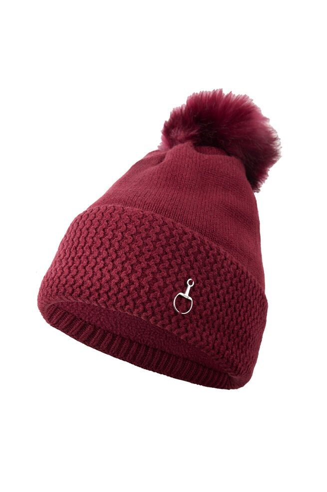Horze Arya Knitted Hat with Pompom