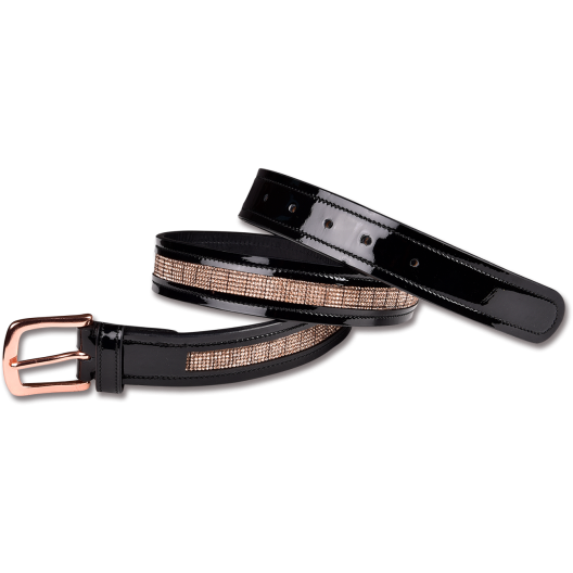 Rose Gold Leather Belt