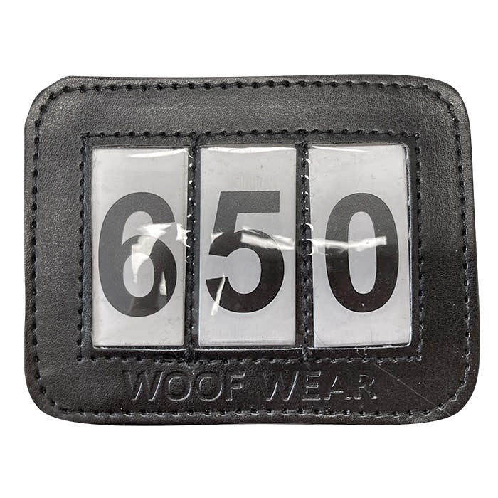 Woof Wear 3 Digit Bridle Number Holder