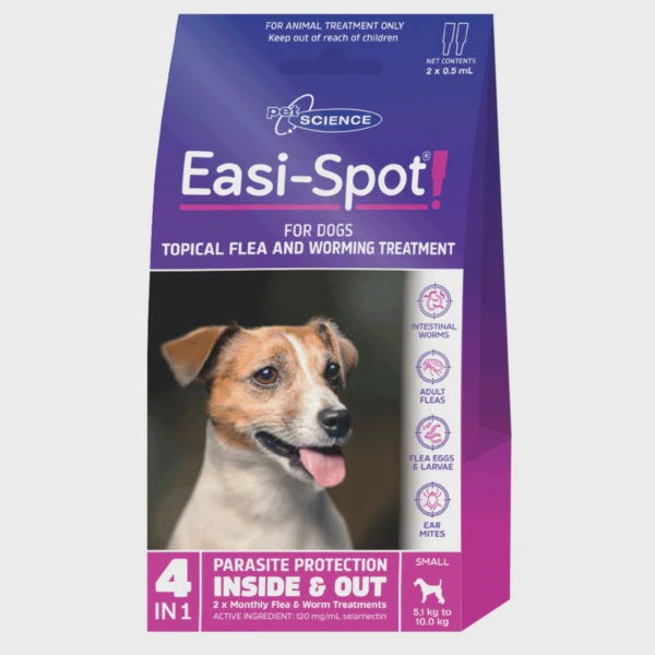 PetScience Easi-Spot Small Dog 2pk