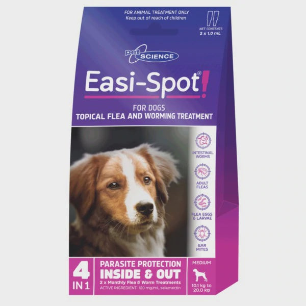 PetScience Easi-Spot Medium Dog 2pk