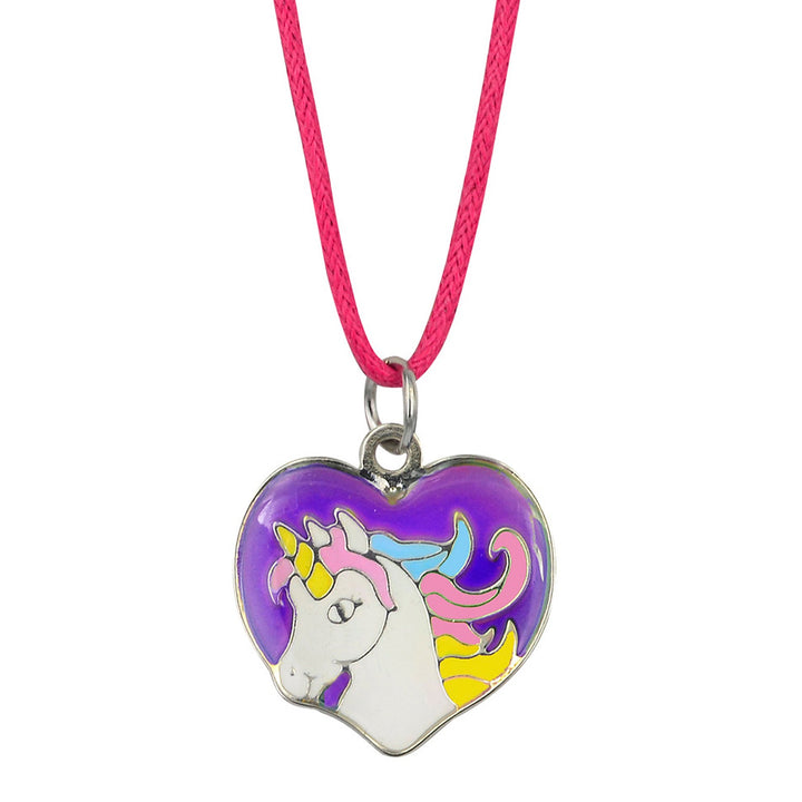 Unicorn Heart Mood Necklace