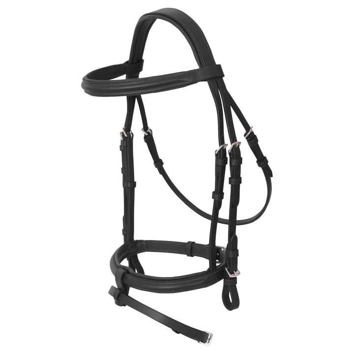 Platinum Shaped Padded Bridle