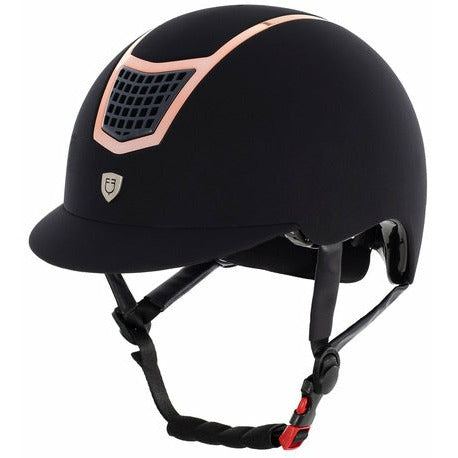 Equestro Eclipse Plain Velvet Helmet - RED TAG ONLY