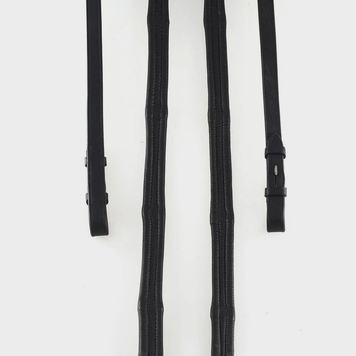 Flexible Fit Padded Leather Reins