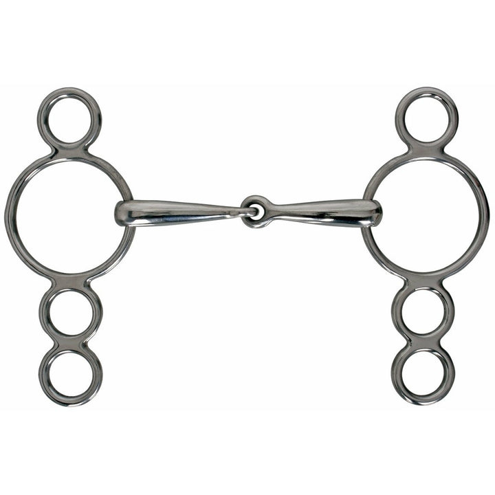 Blue Tag SS Dutch Gag Bit / 4 Ring