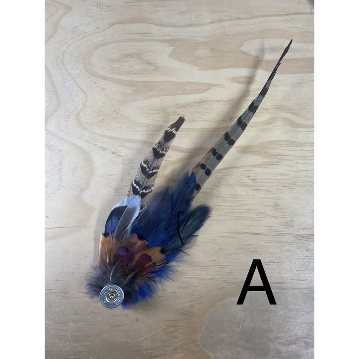Boarderline Art Game Feather Pin