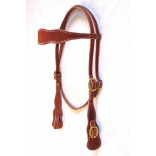 Cowboy Headstall with Brass Hardware