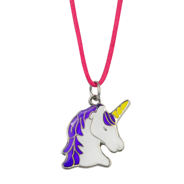 Unicorn Head Mood Necklace
