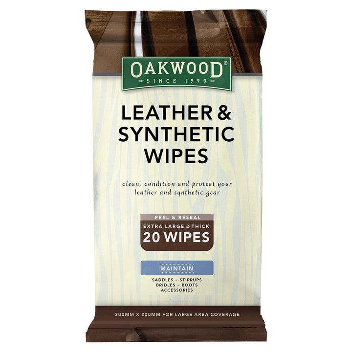 Oakwood Everyday Leather & Synthetic Wipes