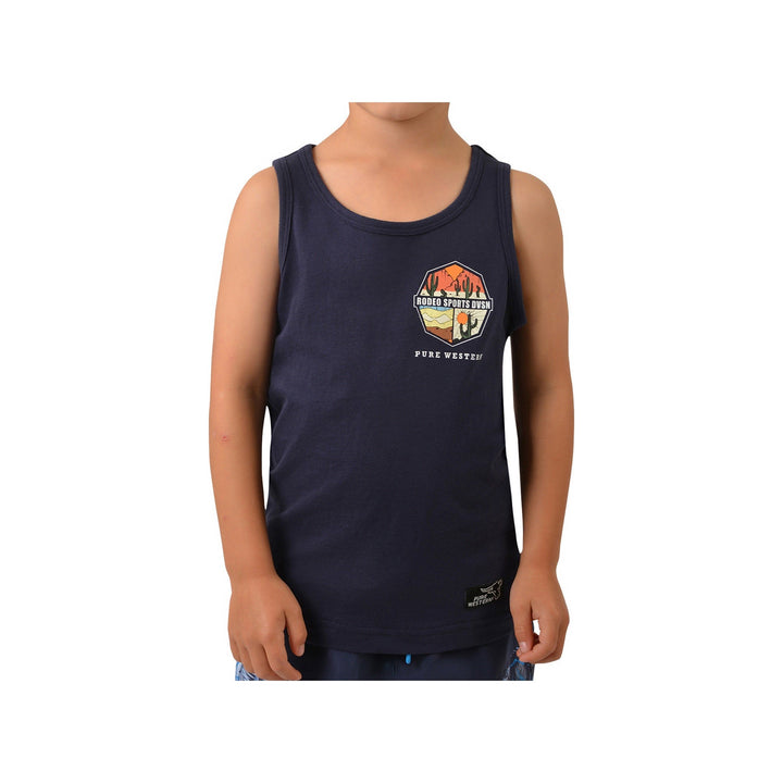 Pure Western Boys Hutchison  Singlet