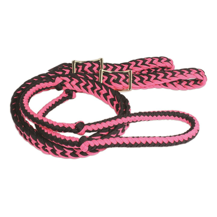 Professionals Choice Braided Barrel Reins 5/8