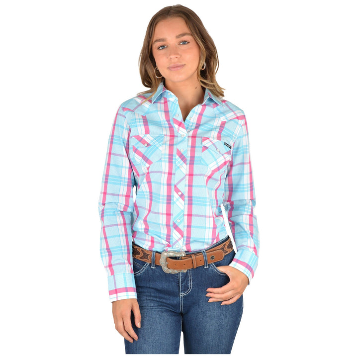 Women’s Adabelle Check Western Long Sleeve Shirt