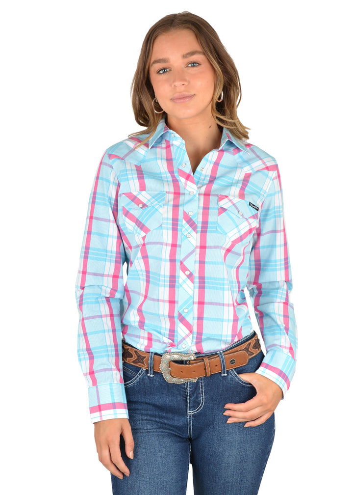 Women’s Adabelle Check Western Long Sleeve Shirt