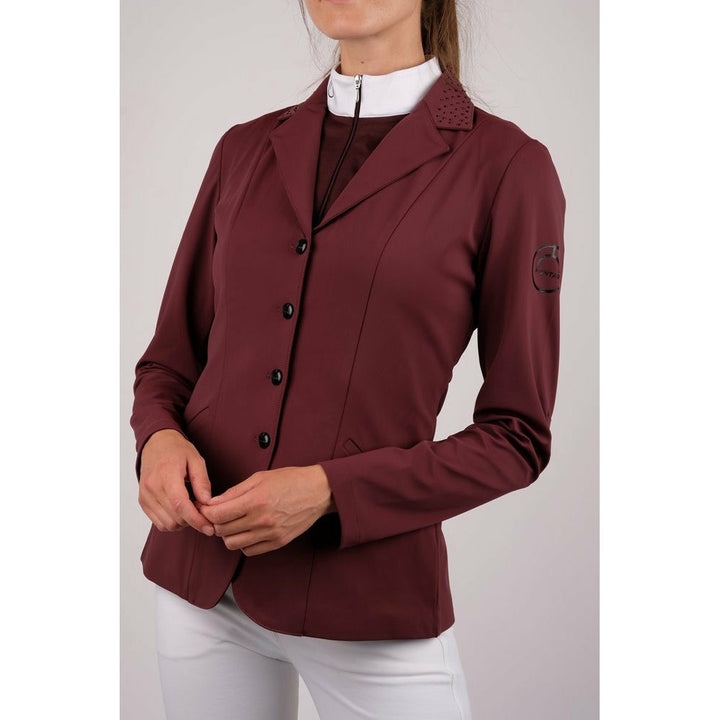 Bonnie Softshell Competition Jacket with crystals - Plum